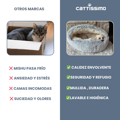 CATTISSIMO™ Cama Refugio cálido y seguro